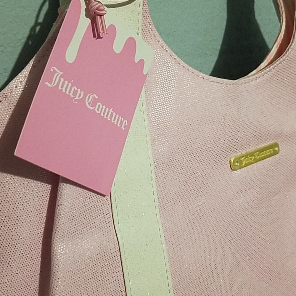 JUICY CULTURE "BAG PINK AND WHITE" - Picture 2 of 7